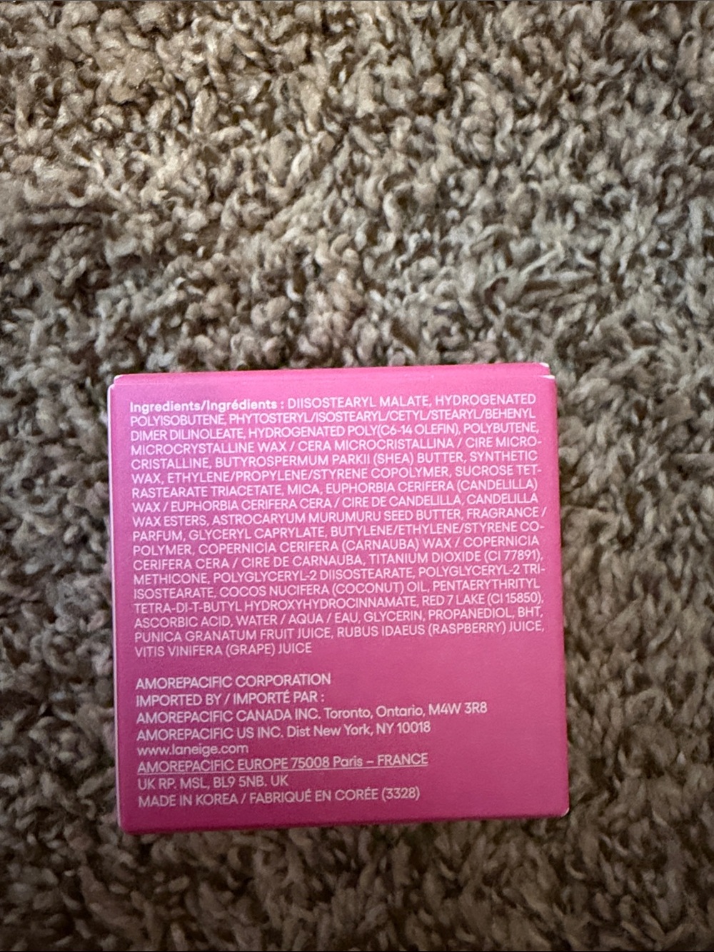 LANEIGE Lip Sleeping Mask — Sweet Candy Pink - Picture 3 of 6